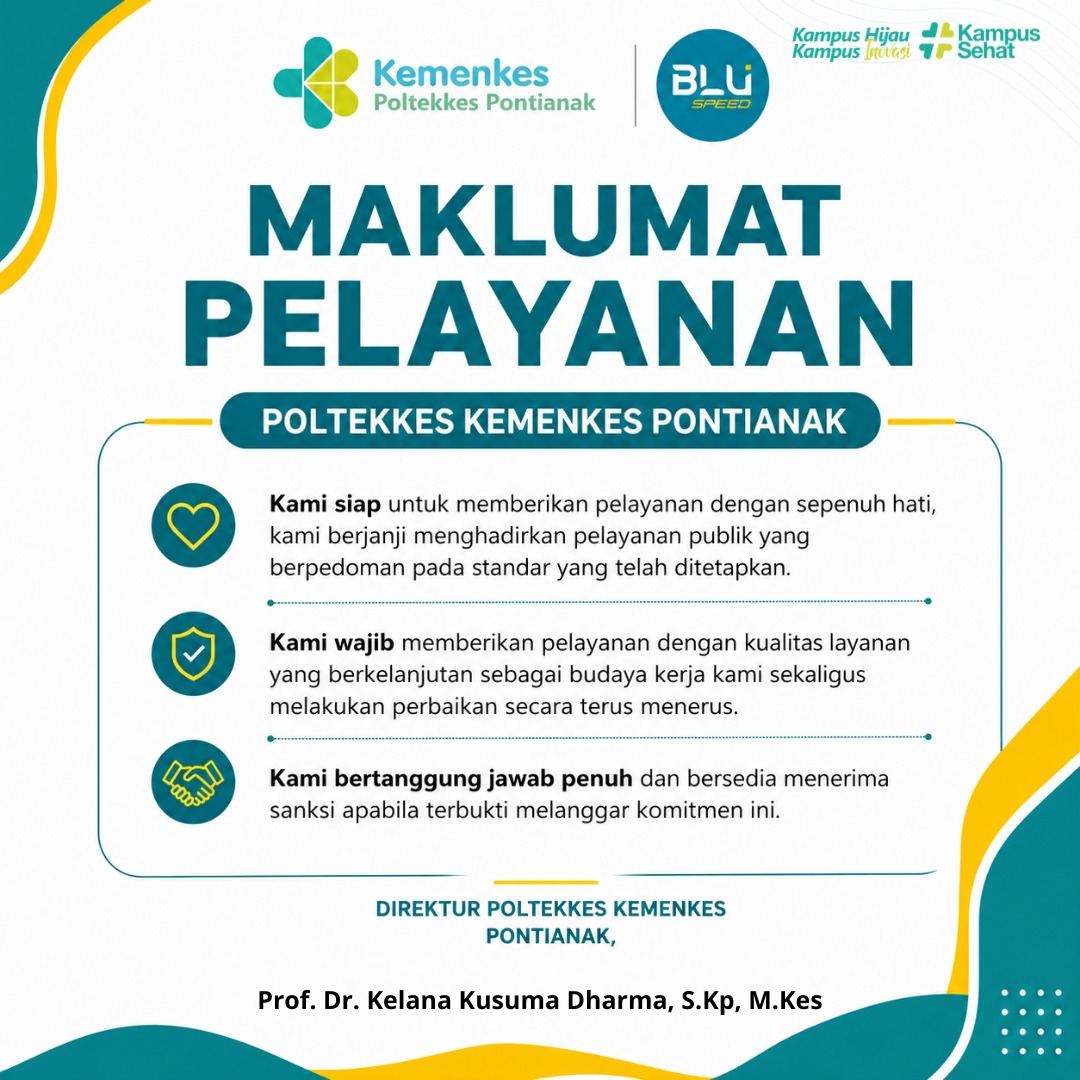 Maklumat pelayanan Poltekkes Kemenkes Pontianak