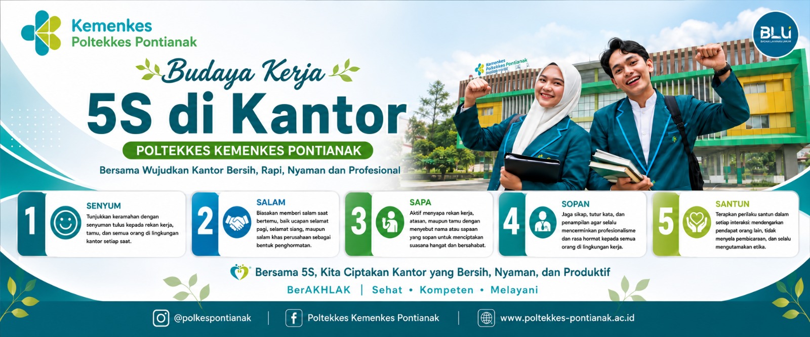 Banner Poltekkes Kemenkes Pontianak urutan 5