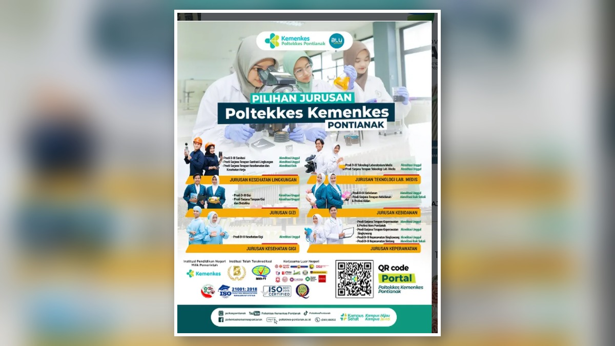 Informasi Seleksi Penerimaan Mahasiswa Baru (SPMB) Poltekkes Kemenkes Pontianak T.A. 2026-2027