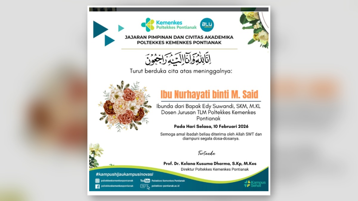 Ucapan Bela Sungkawa atas Berpulangnya Ibunda dari Bapak Edy Suwandi