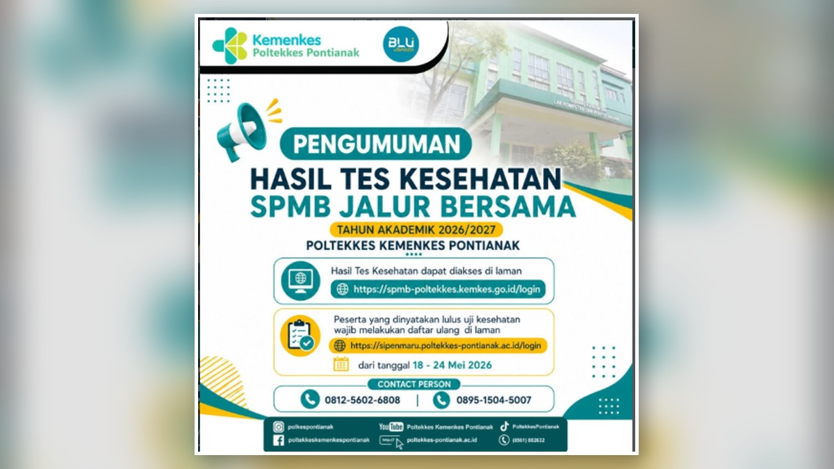 Pengumuman Hasil Tes Kesehatan SPMB