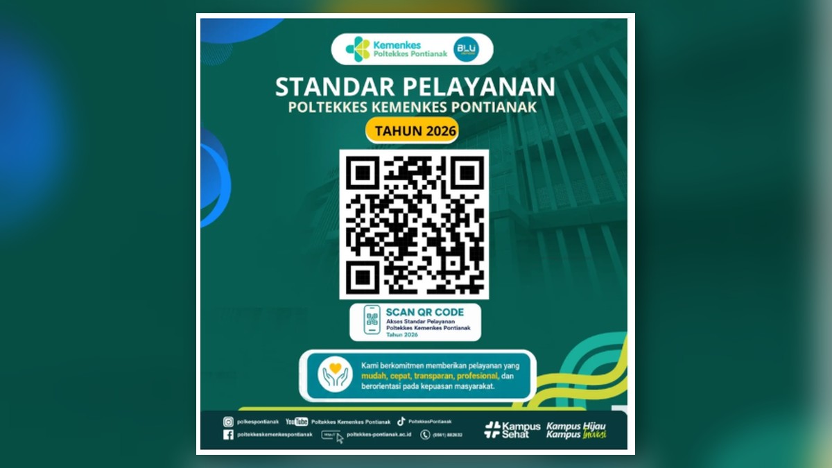 Informasi Standar Pelayanan Poltekkes Pontianak Tahun 2026