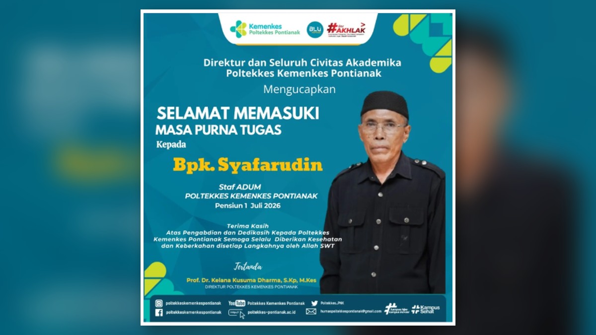 Ucapan Purna Tugas kepada Bapak Syafarudin dan Bapak Decky